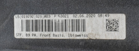 AUDI A4 B9 8W0 LIFT FRONT BUMPER FRONT ORIGINAL