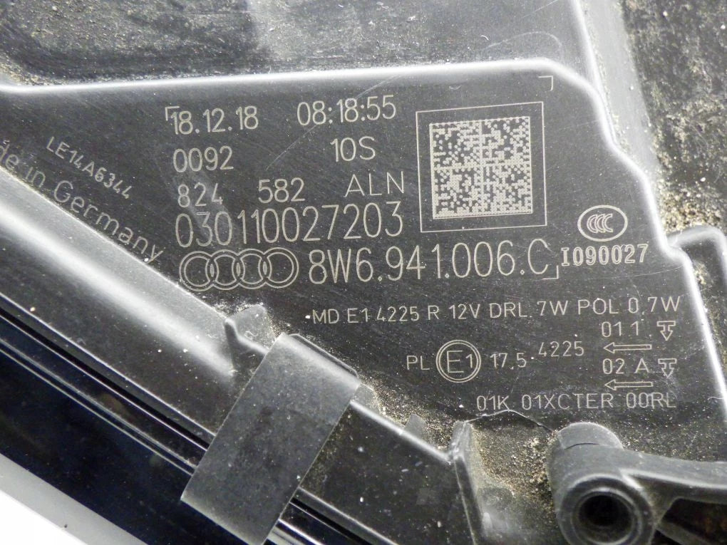 AUDI A5 8W F5 8W6 XENON 8W6941006C 15- RIGHT HEADLIGHT
