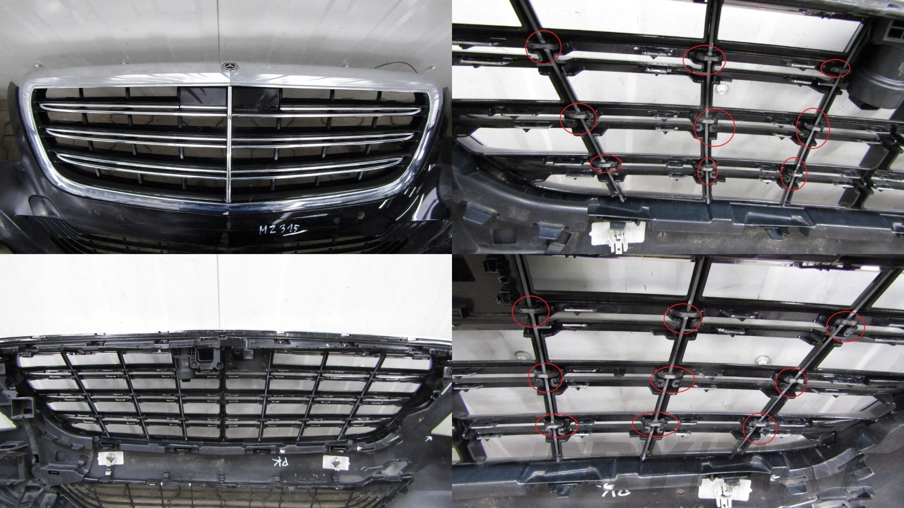 Front bumper Mercedes S-Class W222 13-17