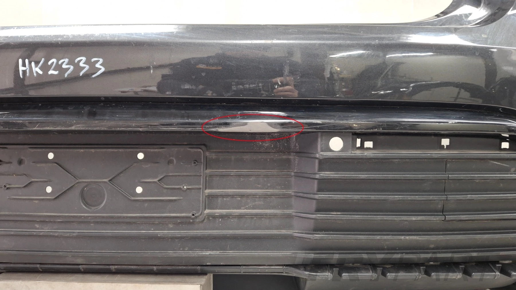 Rear Bumper Porsche Macan II 95C S 24- / + Skids + 1x PDC Sensor