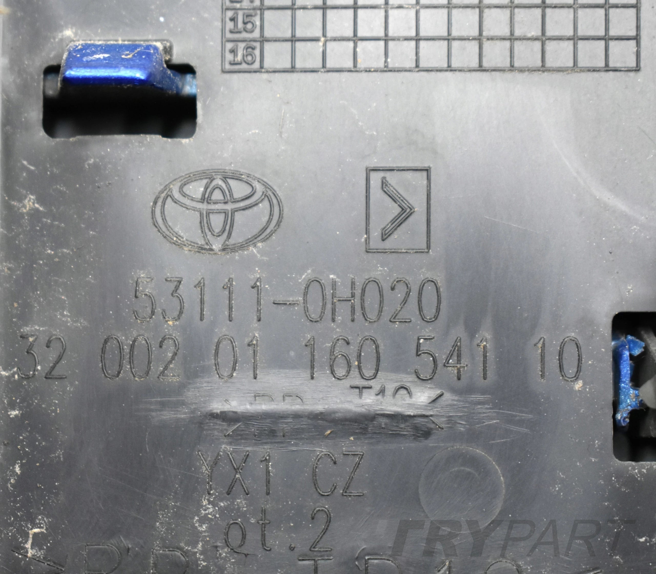 TOYOTA AYGO LIFT FRONT BUMPER ORG