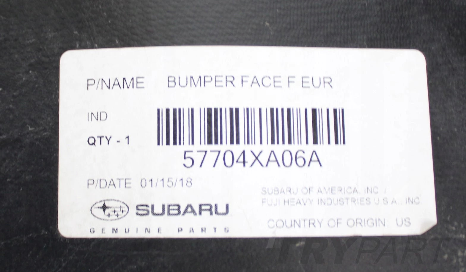 SUBARU TRIBECA FRONT BUMPER ORG NEW 57704XA06A