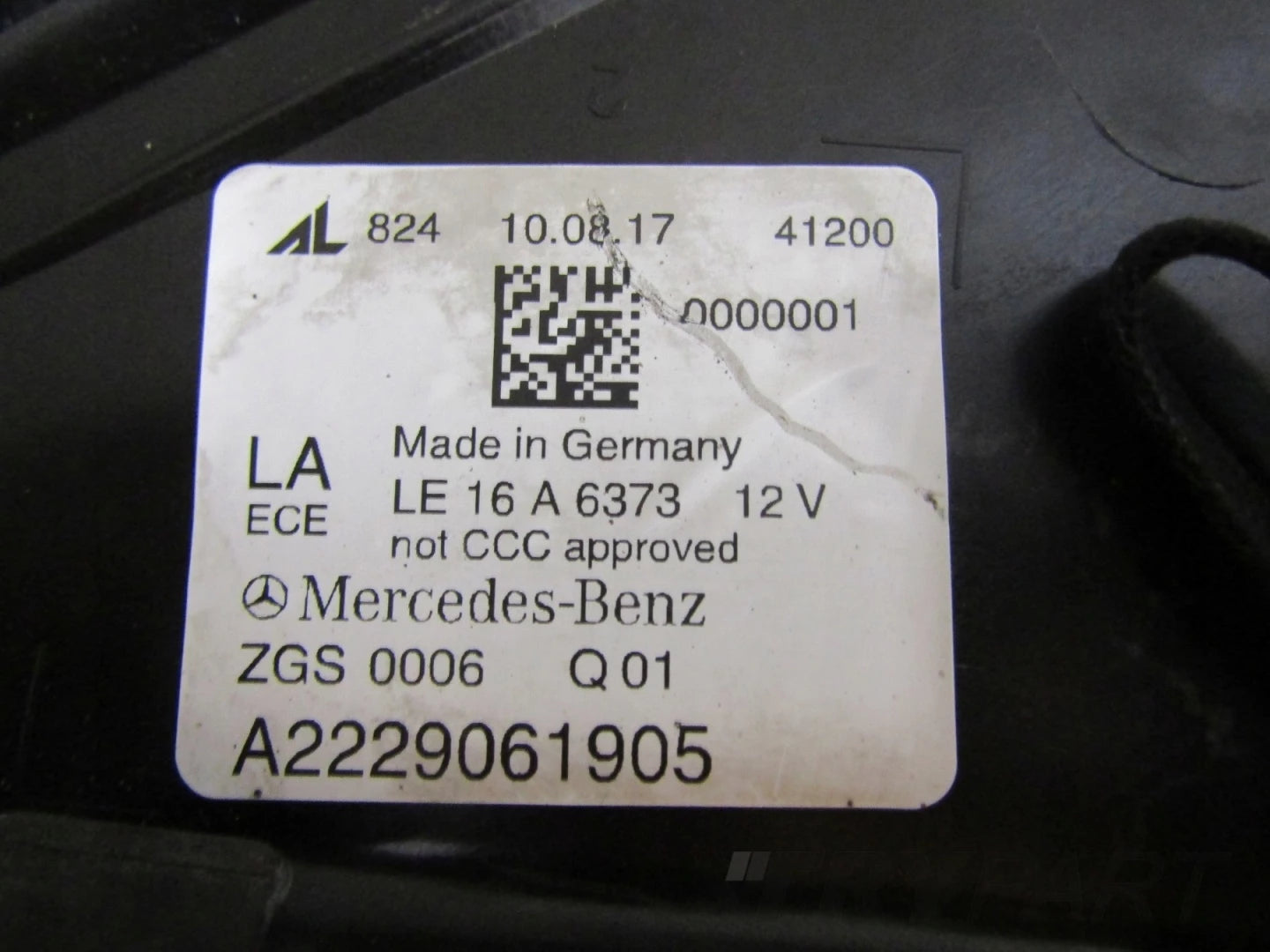 Mercedes S-Class W222 LIFT LED MULTIBEAM Headlight LH LEFT 17-20 A2229061