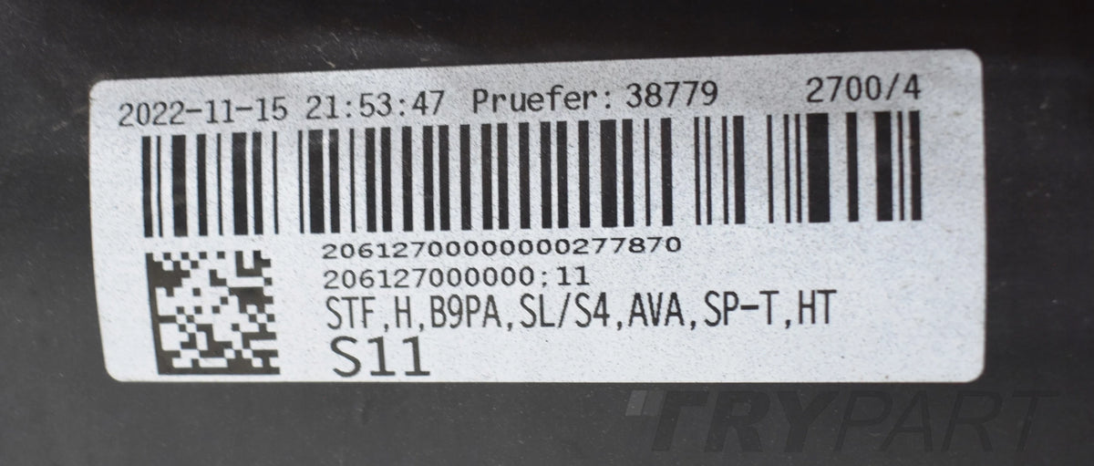 AUDI A4 B9 8W9 S LINE LIFT REAR BUMPER ORIGINAL ESTATE