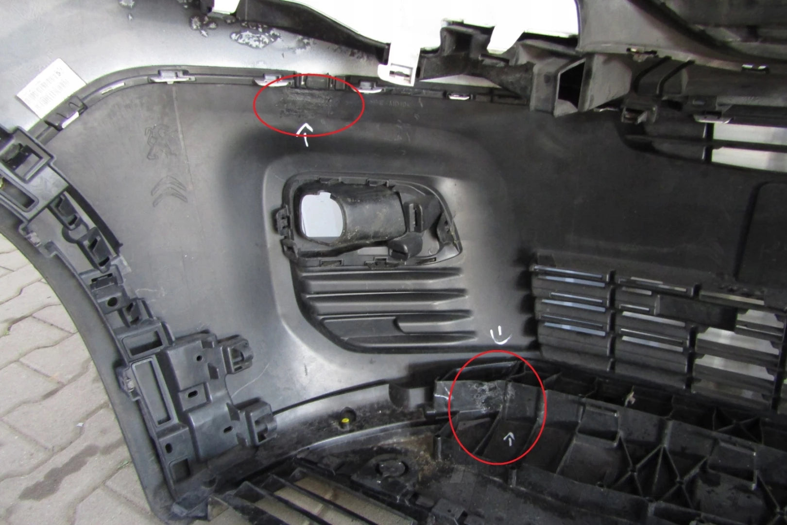 Front Bumper Peugeot Partner 3 III 18-