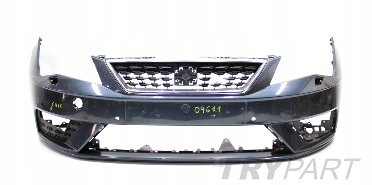 SEAT LEON III LIFT 5F FRONT BUMPER ORG + BOTTOM + GRILLE