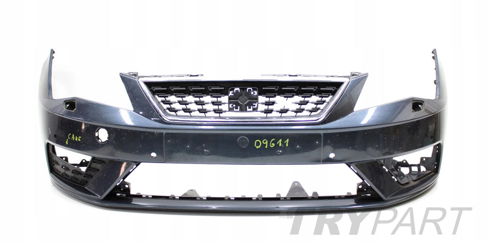 SEAT LEON III LIFT 5F FRONT BUMPER ORG + BOTTOM + GRILLE