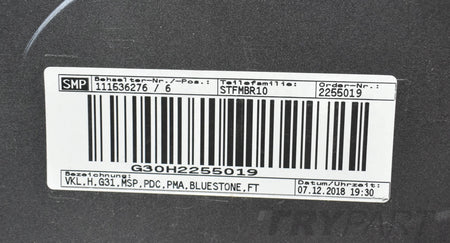 BMW 5 Series G31 M Sport Package Rear Bumper Wagon OEM