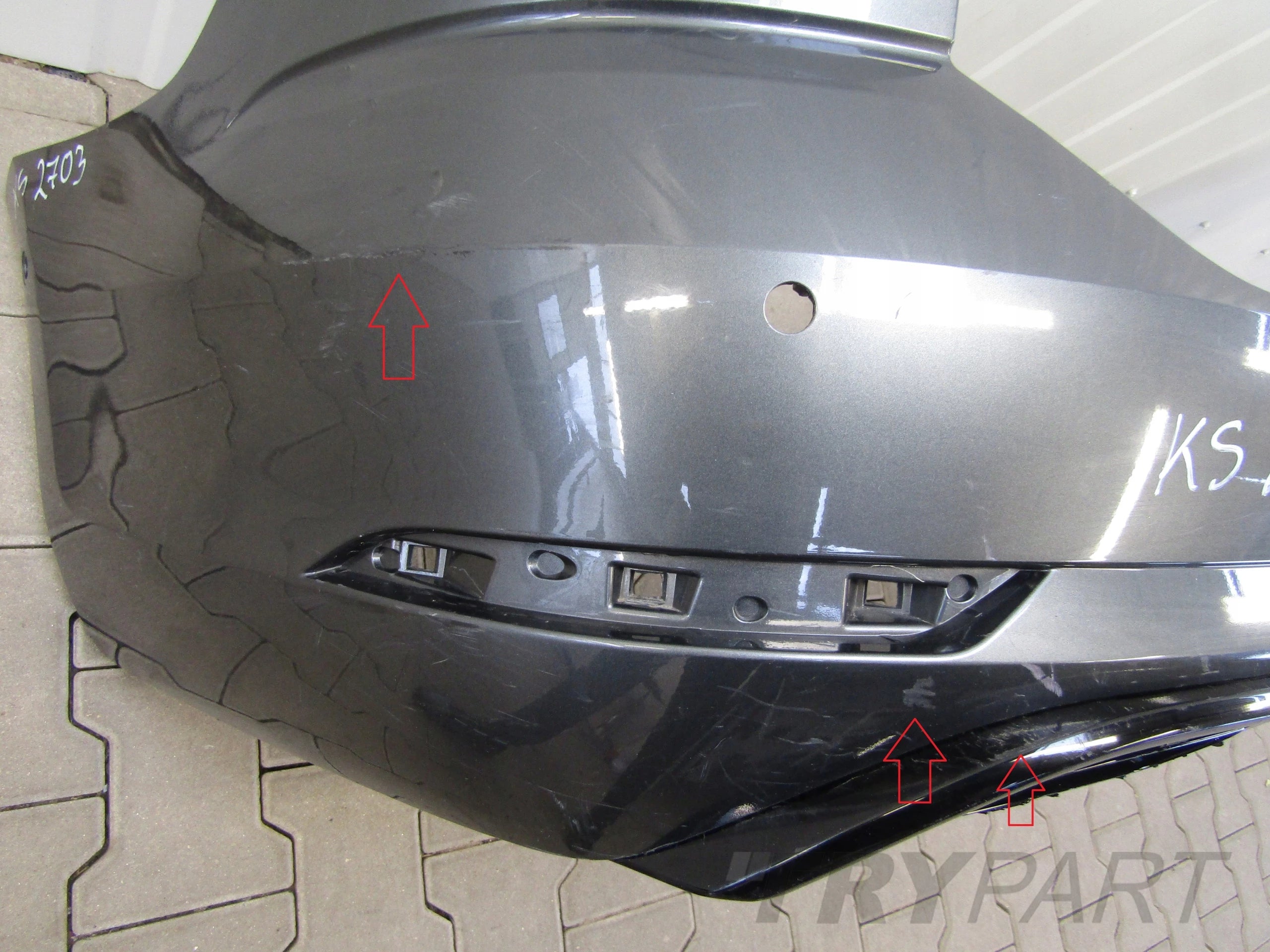 Rear bumper VW Golf 7 VII 5G9 Variant R-Line Facelift 17