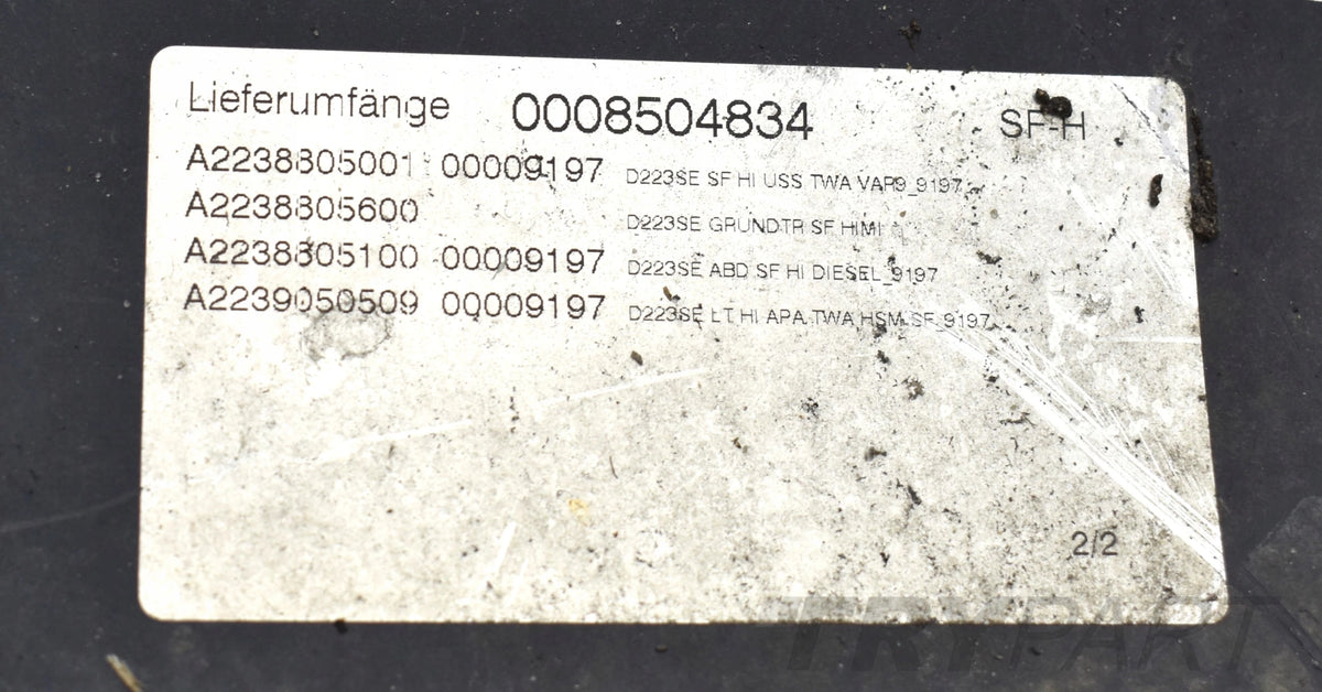 MERCEDES S-CLASS W223 REAR BUMPER ORIGINAL