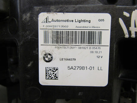 BMW X5 G05 X6 G06 LASER SHADOW LINE 18-23 LH LEFT HEADLIGHT 5A279B1