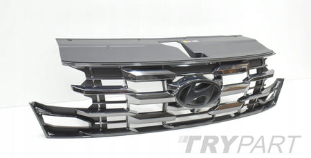 HYUNDAI TUCSON IV LIFT GRILLE BUMPER CHROME CATCH FRONT ORG 86366-N7GA0