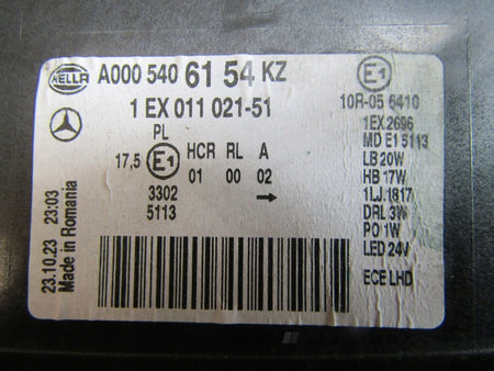 Setra FULL LED PERFORMANCE 23- LH LEFT Headlight A0005406154KZ