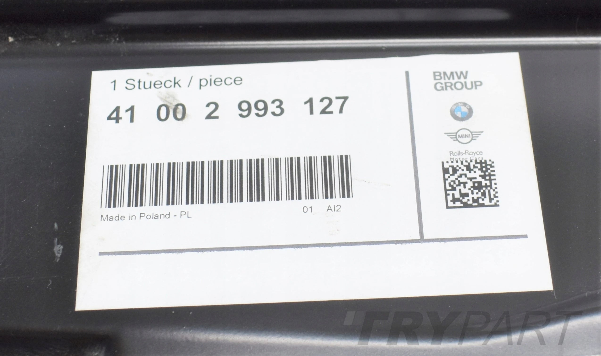 BMW X1 E84 Left Sill Body B-pillar ORG