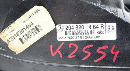 MERCEDES GLK W204 RIGHT REAR TAIL LIGHT ORG EU A2048201464