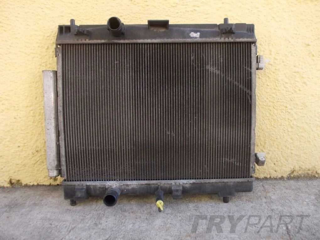 TOYOTA YARIS II 06- water and air conditioning radiator