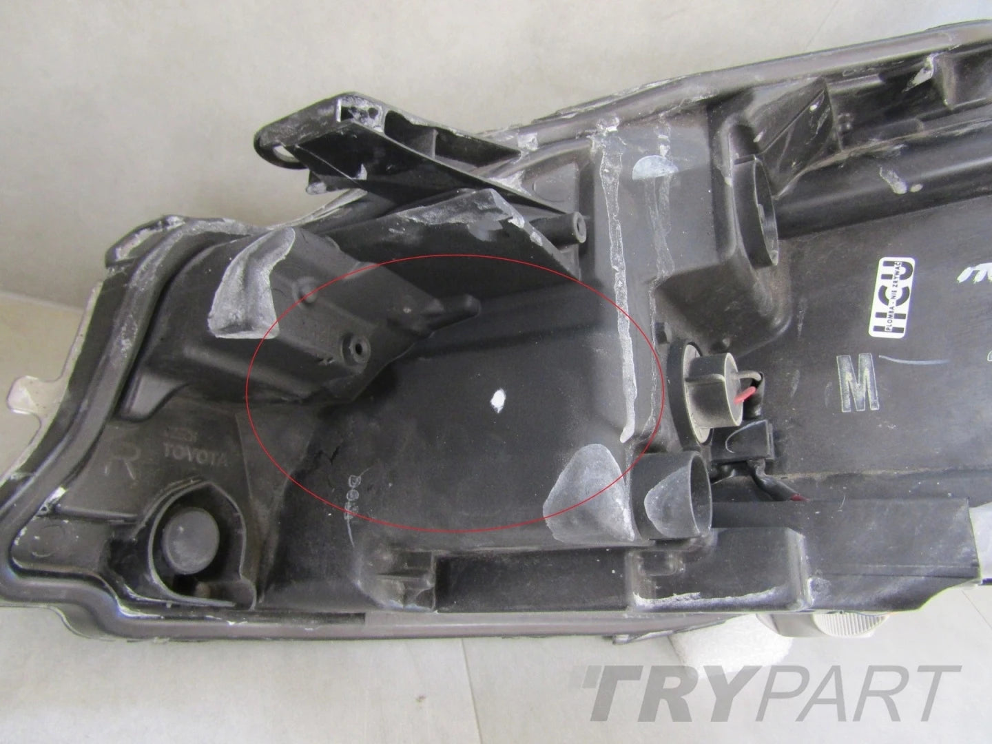 HEADLIGHT TOYOTA YARIS 3 III FACELIFT STANDARD LENS + LED 17-20 RH RIGHT