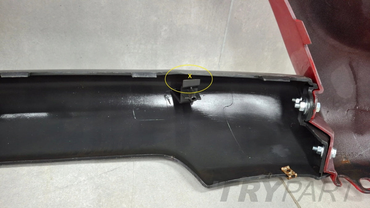 Front bumper for Mitsubishi L200 06-09