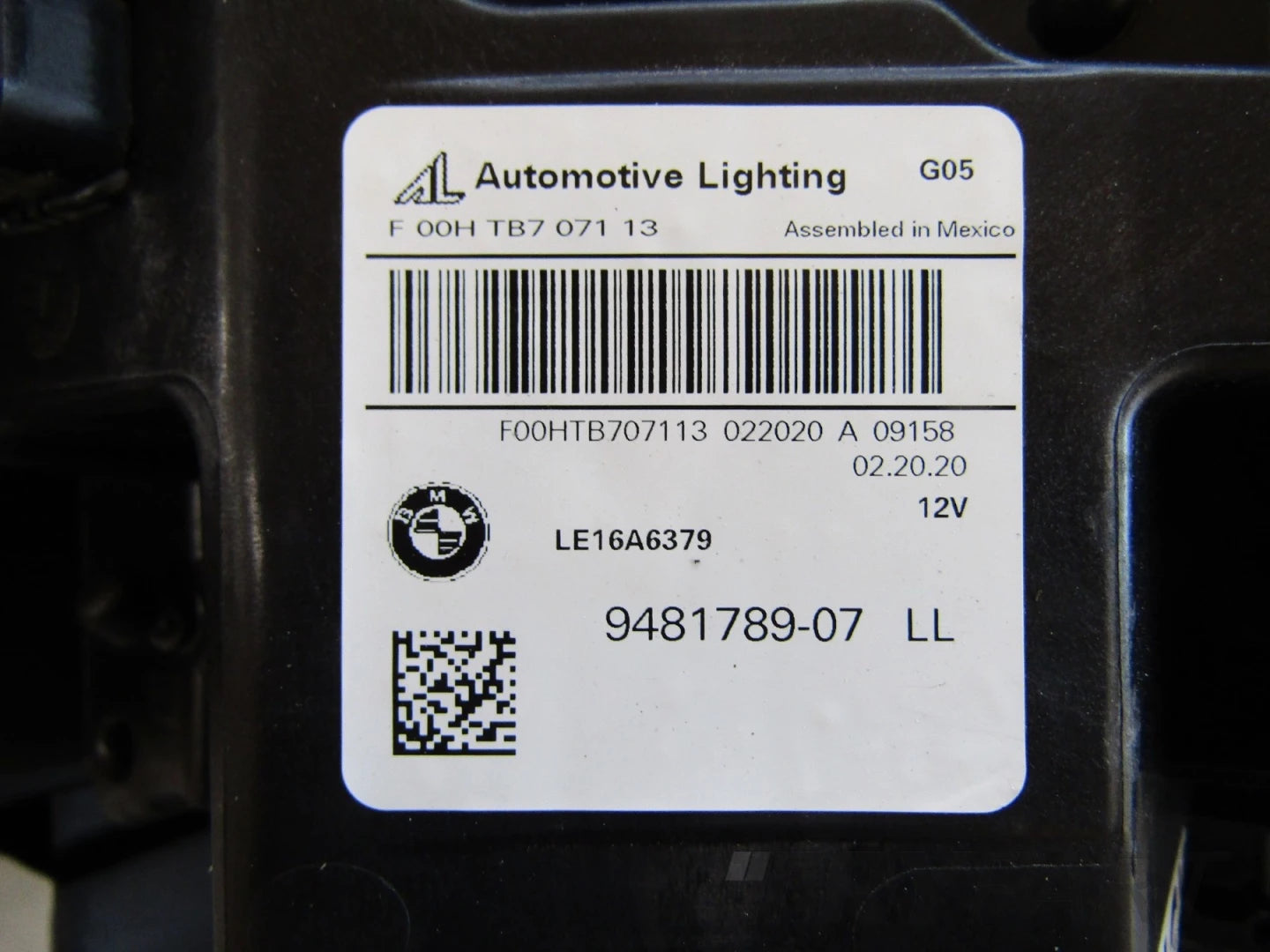 BMW X5 G05 X6 G06 LASER HEADLIGHT 18-23 LH 9481789