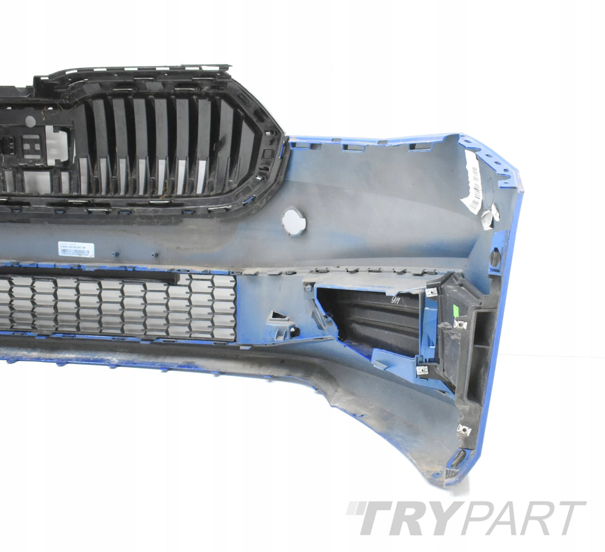 SKODA FABIA IV 6VA FRONT BUMPER ORIGINAL + GRILLES + GRILL