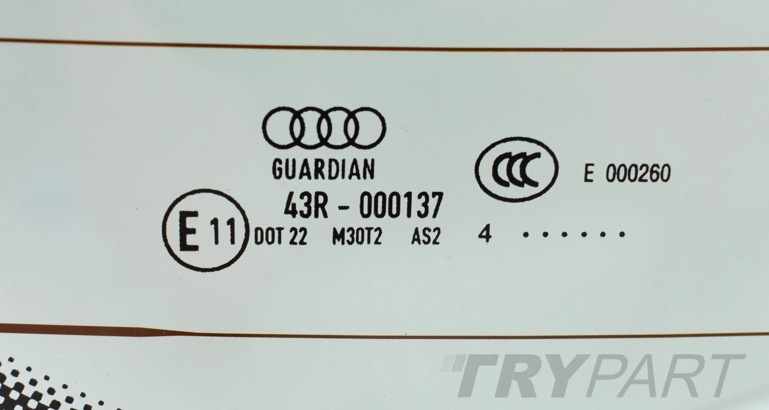 AUDI TT TTS 8S 8S0 REAR WINDOW PERFECT GENUINE