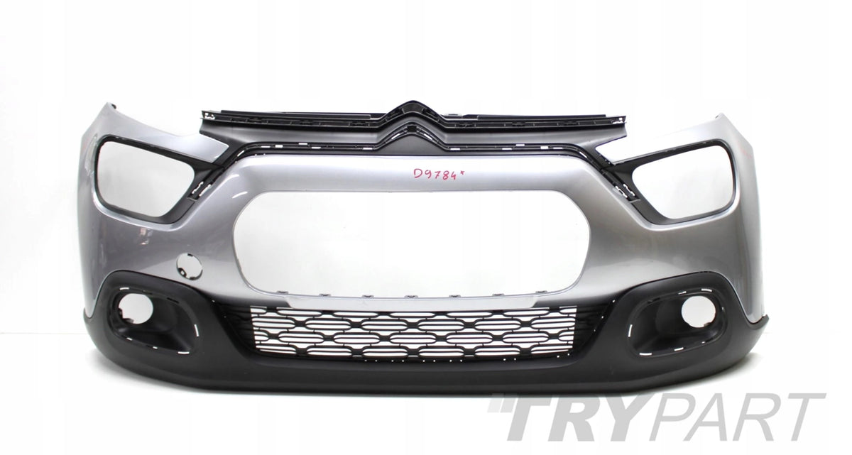 CITROEN C3 III LIFT FRONT BUMPER ORG + BOTTOM + GRILLE