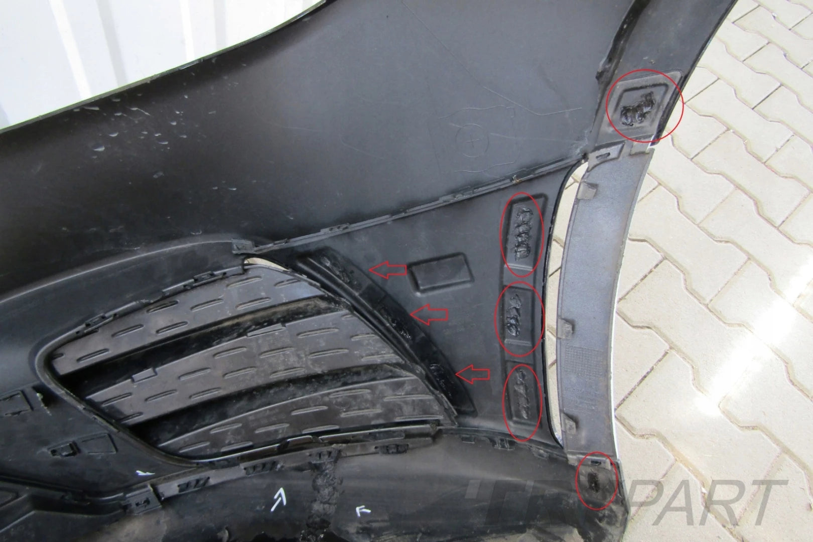 Front Bumper Mercedes B-Class W247 AMG 18-