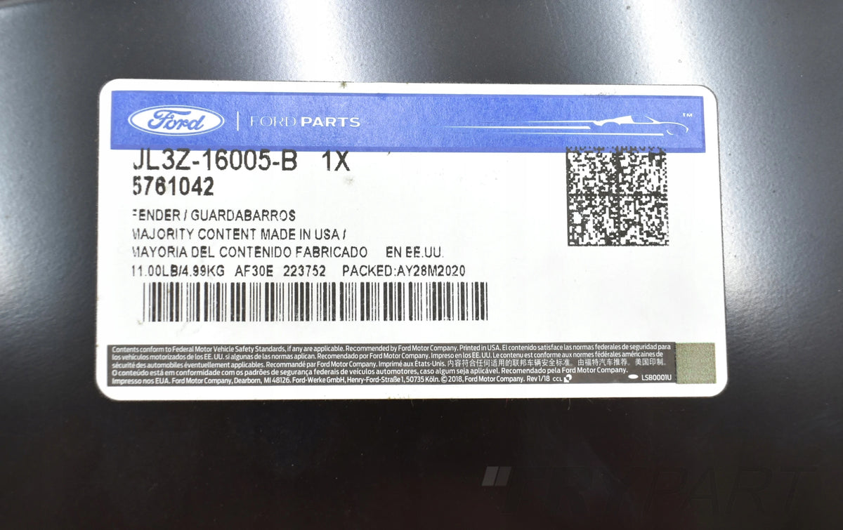 FORD F150 F-150 RIGHT FRONT FENDER ORG NEW