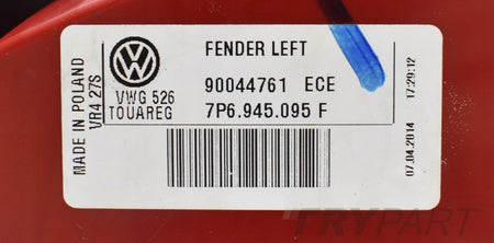 VW TOUAREG 7P6 LEFT REAR LIGHT EU ORG