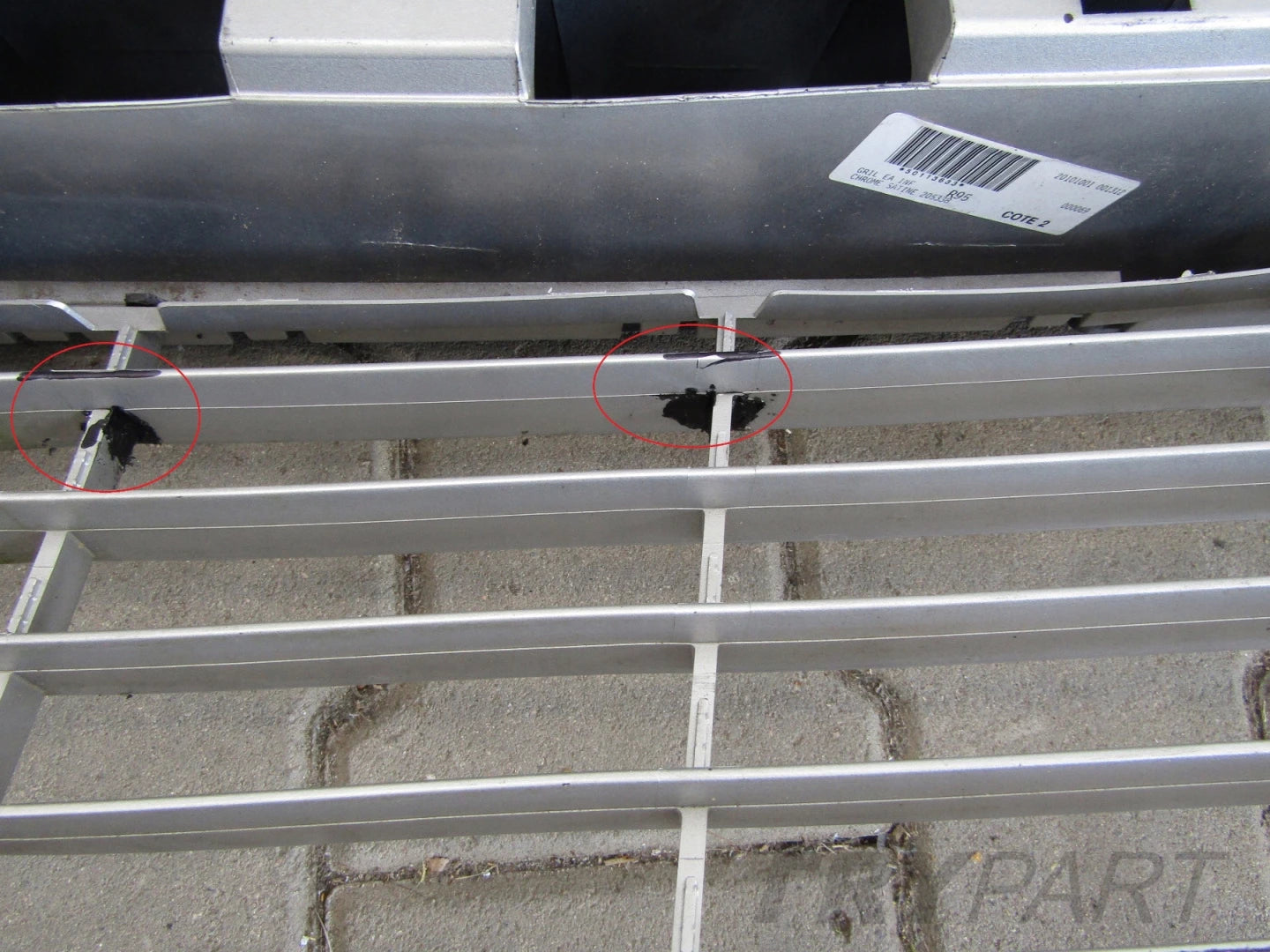 Front bumper RENAULT GRAND SCENIC III 3 09-12