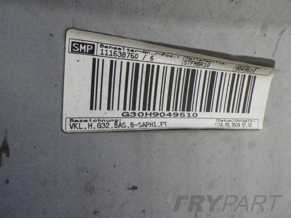 BMW 6 GT G32 17- Rear Bumper