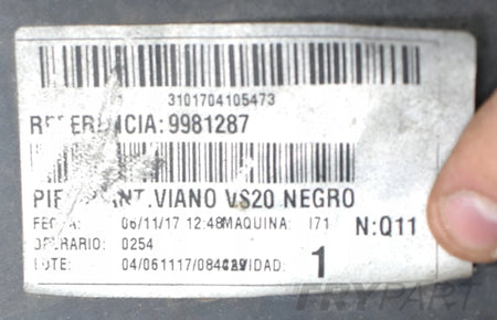 MERCEDES VITO V CLASS W447 FRONT BUMPER PAINT ORG