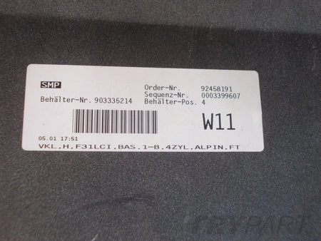 BMW 3 F31 LCI LIFT KOMBI Rear Bumper