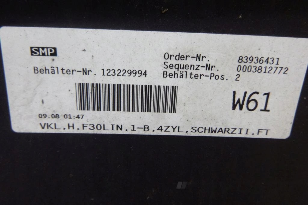 BMW 3 III F30 SEDAN Rear Bumper
