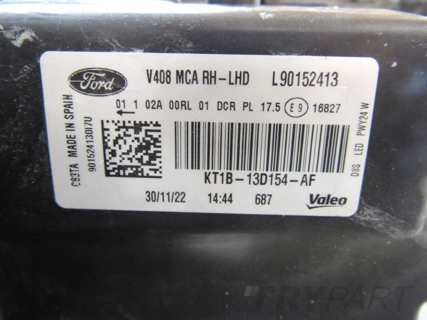 Ford Transit Tourneo Connect MK2 Xenon Headlight LIFT 17-21 RH RIGHT