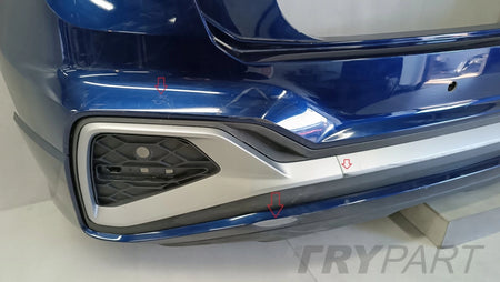 Rear bumper AUDI Q2 81A S Line LIFT 20-26