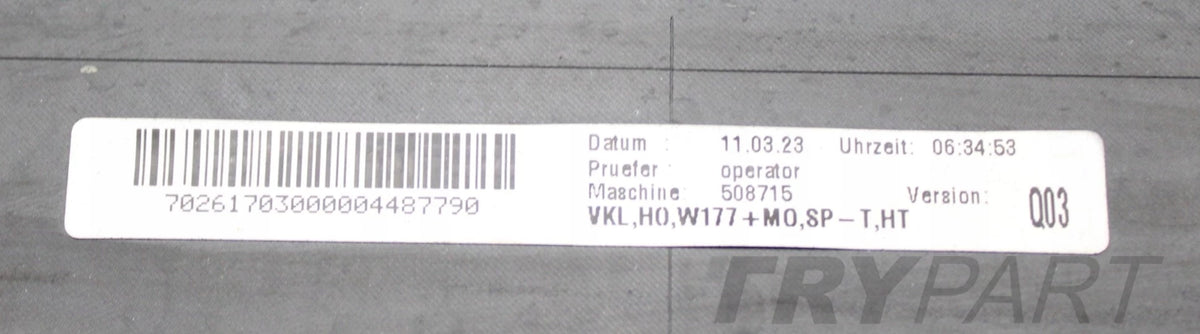 MERCEDES A-CLASS W177 REAR BUMPER ORIGINAL HB + BOTTOM