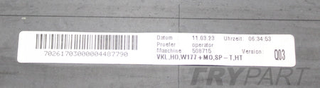 MERCEDES A-CLASS W177 REAR BUMPER ORIGINAL HB + BOTTOM