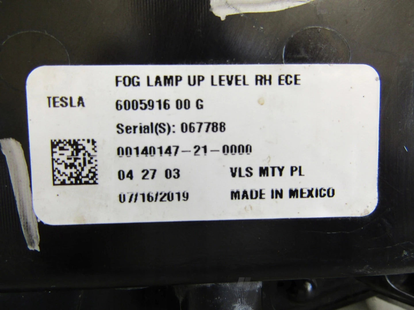 TESLA MODEL S LED DRL FRONT LAMP 12-20 RH 600591600G