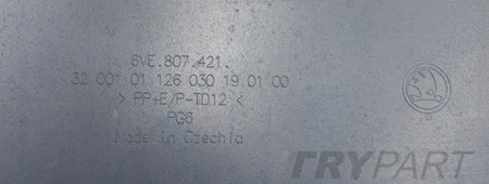 SKODA FABIA IV 6VE REAR BUMPER ORG + BOTTOM
