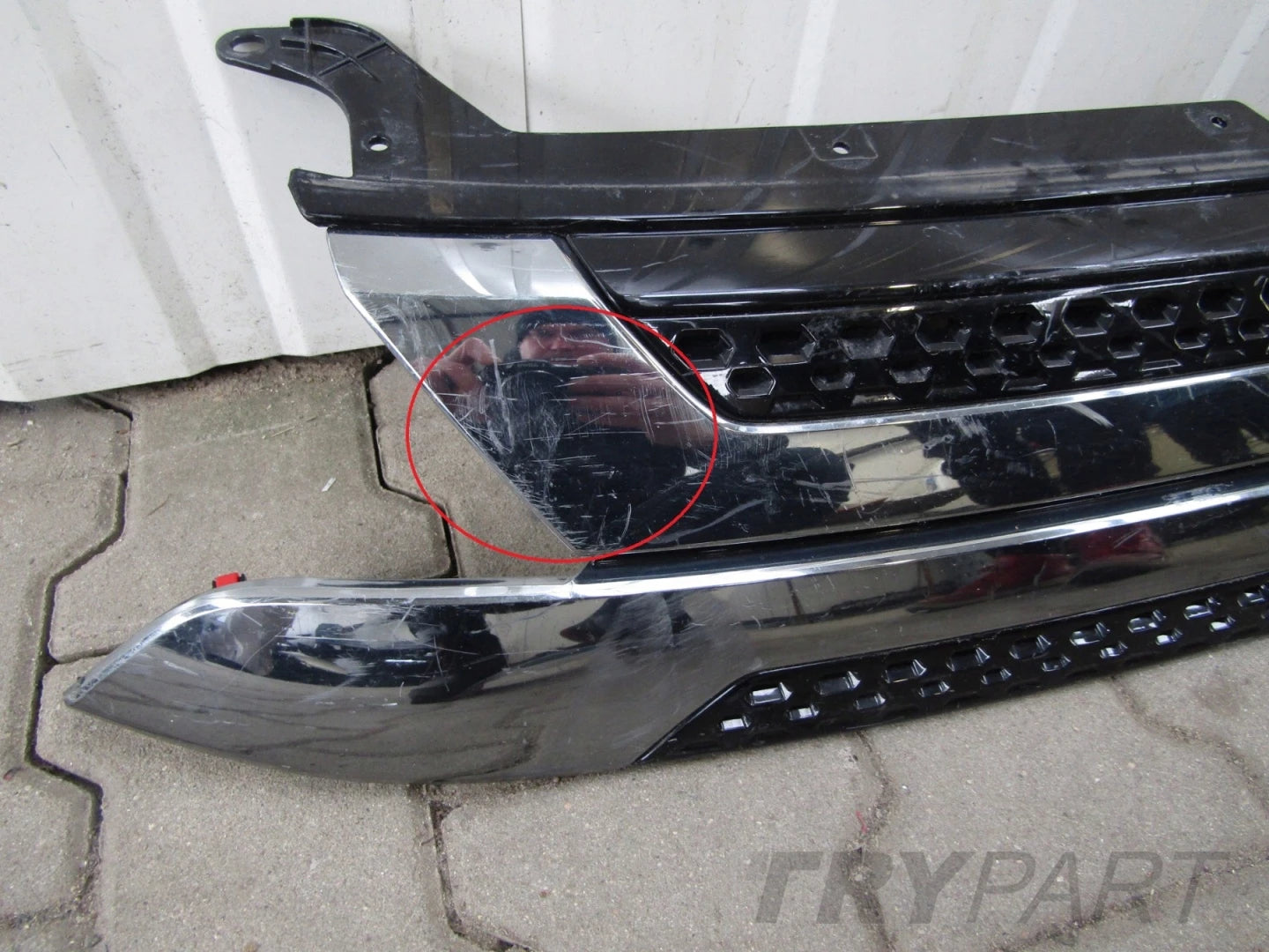 Front Bumper for Mitsubishi Outlander 3 Hybrid Lift