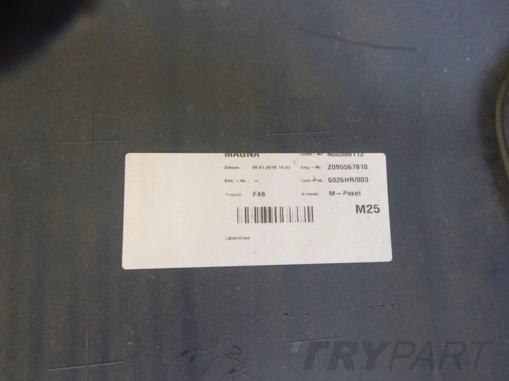 BMW X1 F48 M Sport Package Rear Bumper