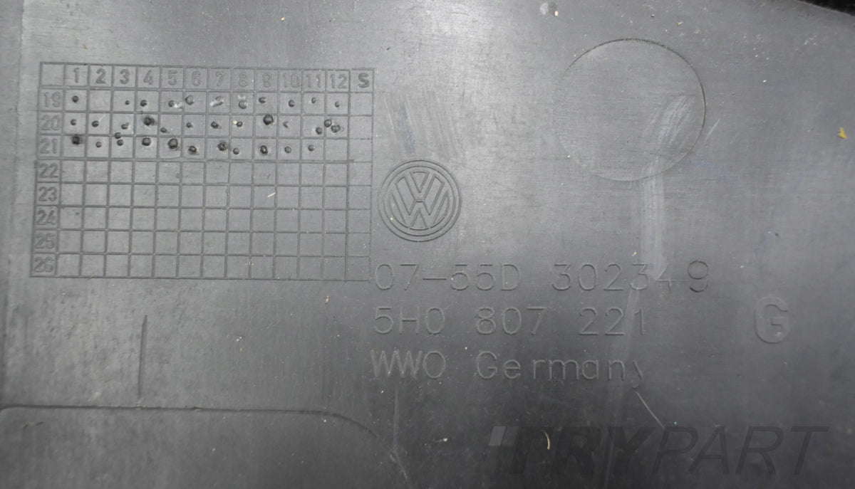 VW GOLF VIII 5H0 R-LINE FRONT BUMPER ORG + GRILLE