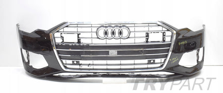 AUDI A6 C8 4K0 FRONT BUMPER ORG + CHROME