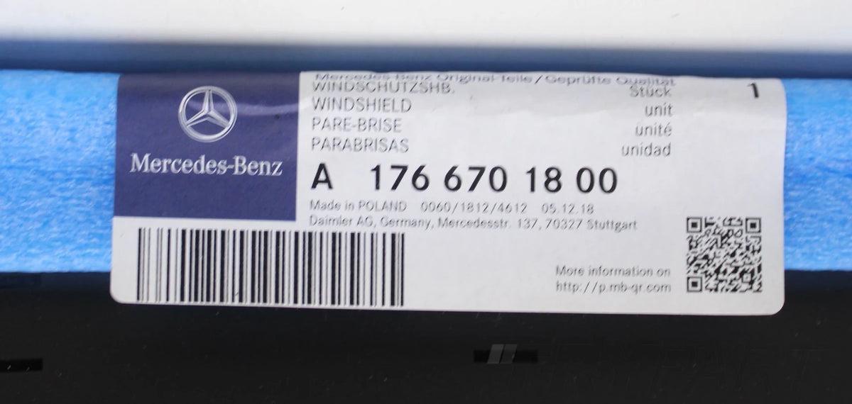 MERCEDES A CLASS W176 CLA GLA WINDSHIELD SENSOR ORG NEW A1766701800