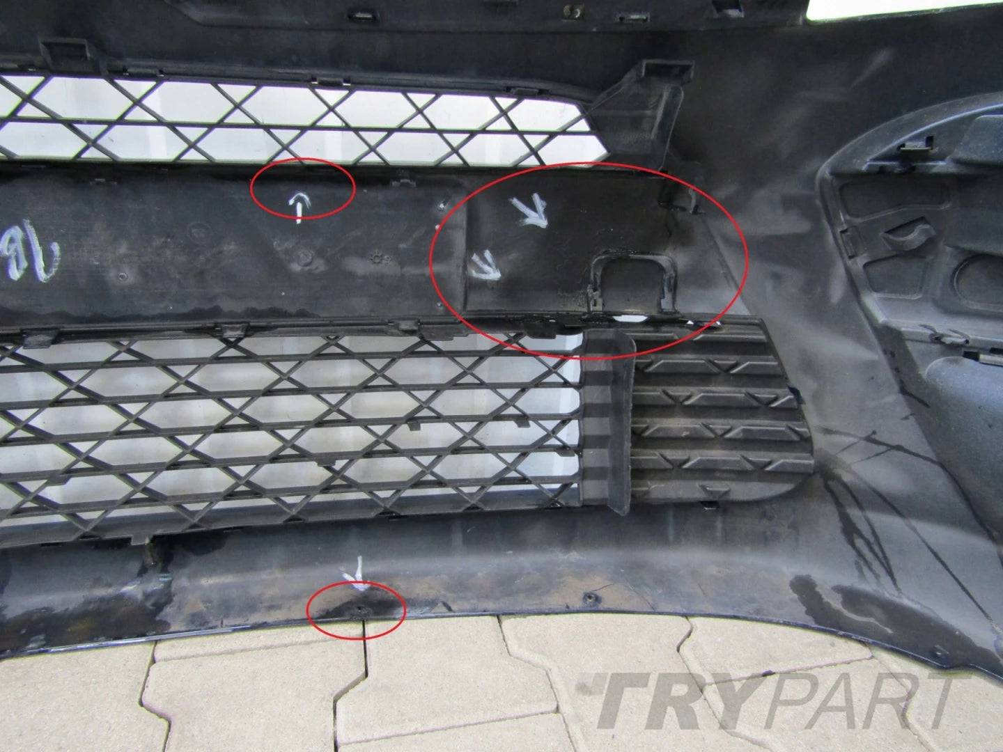 Front Bumper Citroen C4 Picasso Short 06-10