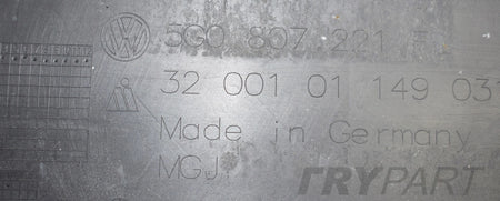 VW GOLF VII LIFT 5G0 FRONT BUMPER ORG