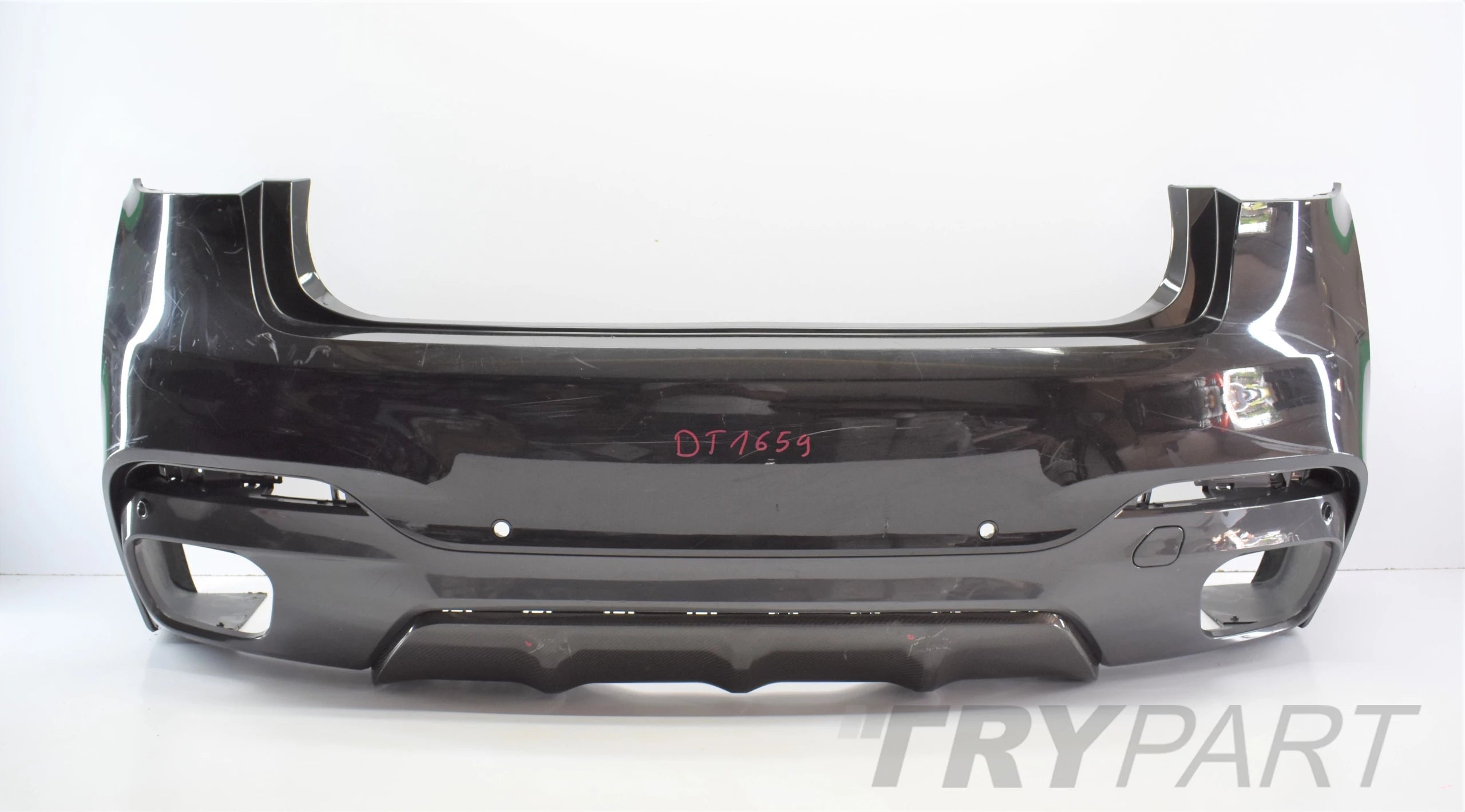 BMW X6 F16 M PERFORMANCE REAR BUMPER ORG CARBON
