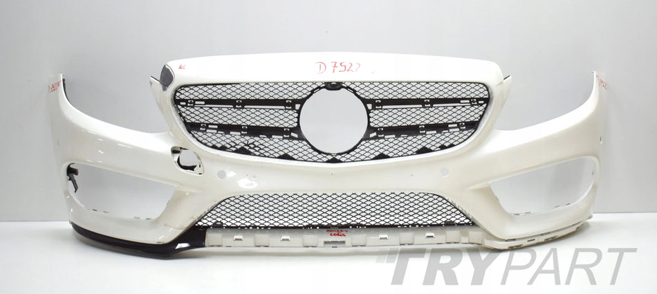 MERCEDES C CLASS W205 AMG FRONT BUMPER ORG + GRILLE