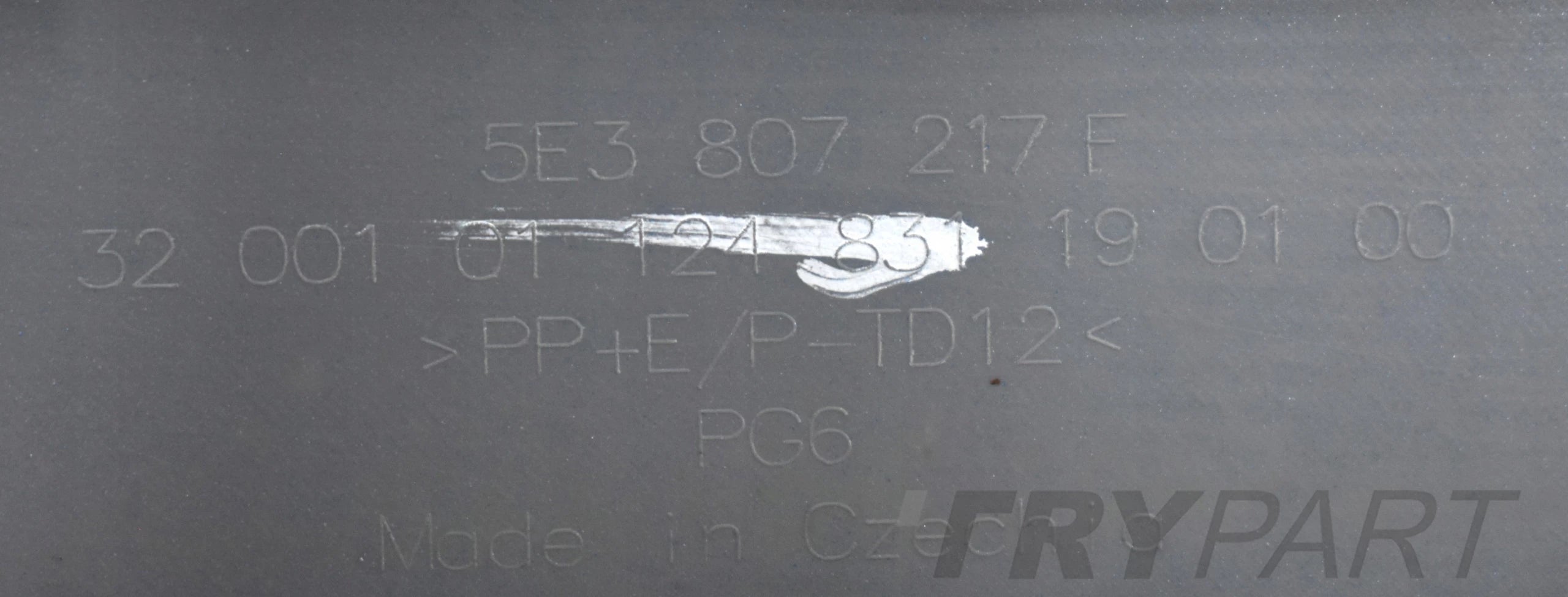 SKODA OCTAVIA IV RS VRS 5E3 Front Bumper Original